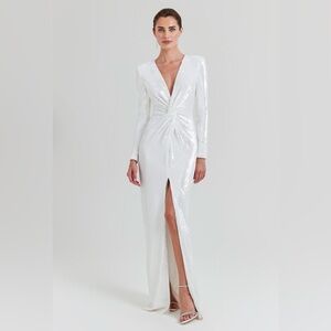 Nadine Merabi JENNIFER WHITE DRESS Medium